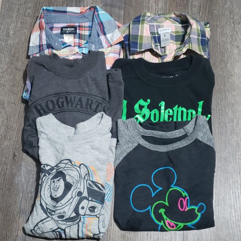Bundle of Kids Size 6/7 Shirts